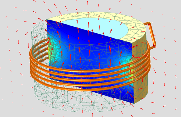 Parametric Model Order Reduction for Micro-Magnetic Resonance Imaging